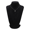 ノンブランド NON BRAND プラチナシルバー Pt900 Pt850 ダイヤモンド ネックレス Pt900×Pt850 コンビ 3連 ダイヤ ペンダント