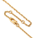 ポメラート Pomellato ピンクゴールド×ブルー K18PG ネックレス ブルートパーズ Au750 18K 18金 スクエアモチーフ