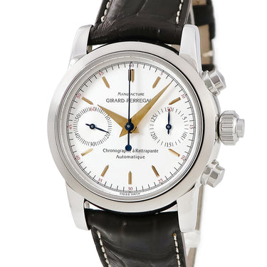 腕時計 ジラールペルゴ GIRARD PERREGAUX スプリットセコンド クロノグラフ 90140.0.11.1111 自動巻き メンズ シルバー ラトラパンテ スモセコ