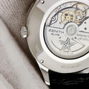 腕時計 ゼニス ZENITH エリート キャプテン パワーリザーブ 03.2120.685/22.C493 自動巻き メンズ OH済 ギヨシェ スモールセコンド