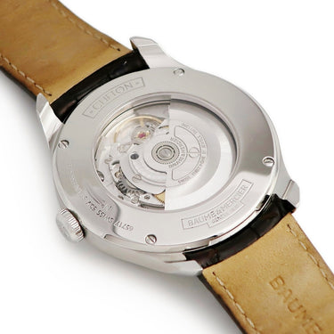 腕時計 ボーム&メルシエ BAUME&MERCIER クリフトン M0A10053 自動巻き メンズ ブラック 黒 デイト 日付表示 スモールセコンド