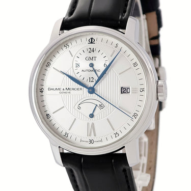 腕時計 ボーム&メルシエ BAUME&MERCIER クラシマ エグゼクティブ M0A08693 自動巻き メンズ デイト GMT パワーリザーブインジケーター