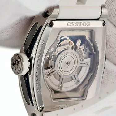 腕時計 クストス CVSTOS チャレンジ シーライナー CVT-SEA-ST 自動巻き メンズ スケルトン デイト トノー トノウ ヨット