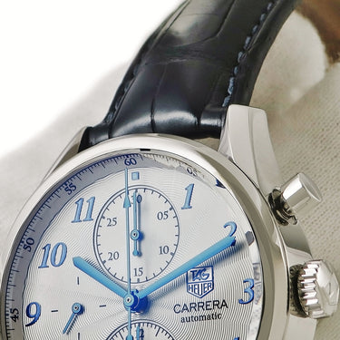 腕時計 タグホイヤー TAG Heuer カレラ ヘリテージ クロノグラフ CAS2111.FC6292 自動巻き メンズ アラビア ギヨシェ