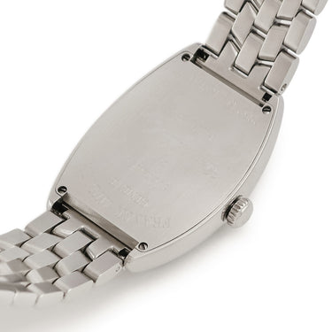 腕時計 フランクミュラー FRANCK MULLER トノウカーベックス レリーフ アンサンブル 2852QZ REL V-R クオーツ メンズ シルバー ギヨシェ