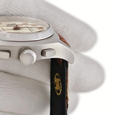 腕時計 ジラールペルゴ GIRARD PERREGAUX ヴィンテージ 1960 クロノグラフ 25980.0.11.8158 自動巻き メンズ アイボリー スモールセコンド