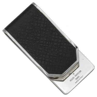 ルイヴィトン LOUIS VUITTON パンス ア ビエ ネオ LV クラブ M63069 ブラックxシルバー タイガ メタル マネークリップ シルバー金具 黒 クリップ