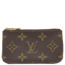 ルイヴィトン LOUIS VUITTON ポシェット クレ M62650 モノグラム モノグラムキャンバス コインケース ゴールド金具 キーチェーン付き 茶