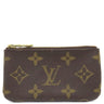 ルイヴィトン LOUIS VUITTON ポシェット クレ M62650 モノグラム モノグラムキャンバス コインケース ゴールド金具 キーチェーン付き 茶
