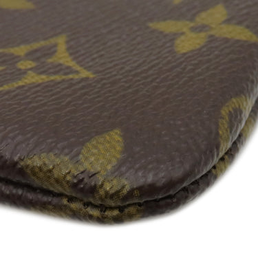 ルイヴィトン LOUIS VUITTON ポシェット クレ M62650 モノグラム モノグラムキャンバス コインケース ゴールド金具 キーチェーン付き 茶