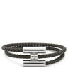エルメス HERMES トゥルニ トレッセ H068406FP6H ヴェール・ヴェロネーズ メタル レザー ブレスレット 小物 アクセサリー レザーブレスレット グレージュ