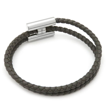 エルメス HERMES トゥルニ トレッセ H068406FP6H ヴェール・ヴェロネーズ メタル レザー ブレスレット 小物 アクセサリー レザーブレスレット グレージュ