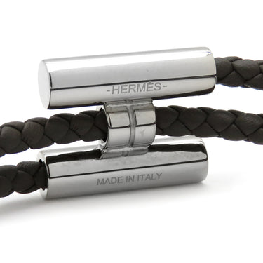 エルメス HERMES トゥルニ トレッセ H068406FP6H ヴェール・ヴェロネーズ メタル レザー ブレスレット 小物 アクセサリー レザーブレスレット グレージュ