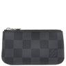ルイヴィトン LOUIS VUITTON ポシェット クレ N60155 ダミエグラフィット ダミエグラフィットキャンバス コインケース シルバー金具 黒 キーチェーン付き