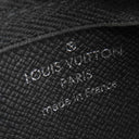 ルイヴィトン LOUIS VUITTON ポシェット クレ N60155 ダミエグラフィット ダミエグラフィットキャンバス コインケース シルバー金具 黒 キーチェーン付き