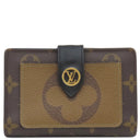 ルイヴィトン LOUIS VUITTON ポルトフォイユ ジュリエット M69432 モノグラム モノグラムキャンバス モノグラムリバースキャンバス 二つ折り財布 ゴールド金具 茶 LVサークル