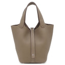 エルメス HERMES ピコタンロックPM エトゥープ トリヨンクレマンス ハンドバッグ シルバー金具 新品 未使用 グレージュ