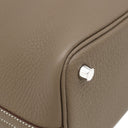エルメス HERMES ピコタンロックPM エトゥープ トリヨンクレマンス ハンドバッグ シルバー金具 新品 未使用 グレージュ