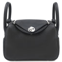 エルメス HERMES リンディ 2 ミニ 20 ブラック トリヨンクレマンス ショルダーバッグ シルバー金具 新品 未使用 黒