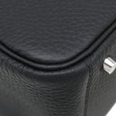 エルメス HERMES リンディ 2 ミニ 20 ブラック トリヨンクレマンス ショルダーバッグ シルバー金具 新品 未使用 黒