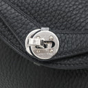 エルメス HERMES リンディ 2 ミニ 20 ブラック トリヨンクレマンス ショルダーバッグ シルバー金具 新品 未使用 黒