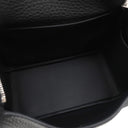 エルメス HERMES リンディ 2 ミニ 20 ブラック トリヨンクレマンス ショルダーバッグ シルバー金具 新品 未使用 黒