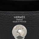 エルメス HERMES リンディ 2 ミニ 20 ブラック トリヨンクレマンス ショルダーバッグ シルバー金具 新品 未使用 黒