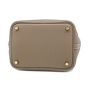 エルメス HERMES ピコタンロックPM エトゥープ トリヨンクレマンス ハンドバッグ ゴールド金具 新品 未使用 グレージュ