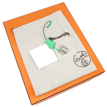 エルメス HERMES バーキン30 ヴェールコミック トゴ ハンドバッグ シルバー金具 緑