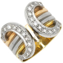 カルティエ Cartier 2C ドゥーブル LM CR47732100 3カラー K18YG K18WG K18PG ダイヤモンド #50(JP10) リング 指輪 750 ダイヤモンド 10号