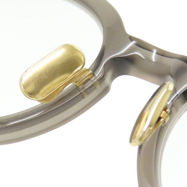 Oliver Goldsmith Re:PELOTA 48□21 マットグレー プラスチック メガネ ゴールド金具 ボストン OG×OLIVERGOLDSMITH