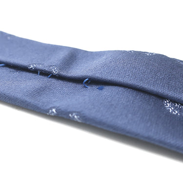 シャネル CHANEL ココマーク 9.5cm ブルー シルク ネクタイ 青