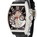 腕時計 フランクミュラー FRANCK MULLER トノウカーベックス クロノグラフ ビッグデイト 8083CCGDFO 自動巻き メンズ ギョウシェ ブラック