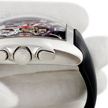 腕時計 フランクミュラー FRANCK MULLER トノウカーベックス クロノグラフ ビッグデイト 8083CCGDFO 自動巻き メンズ ギョウシェ ブラック