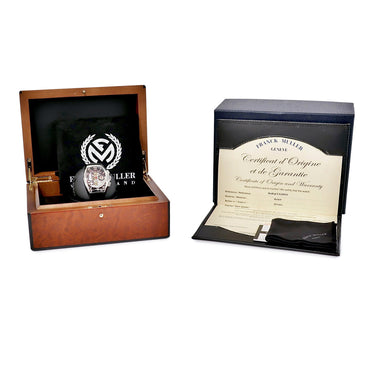 腕時計 フランクミュラー FRANCK MULLER トノウカーベックス クロノグラフ ビッグデイト 8083CCGDFO 自動巻き メンズ ギョウシェ ブラック