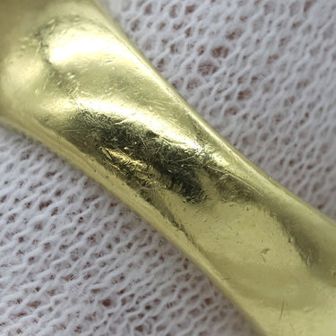 ノンブランド NON BRAND ダイヤリング イエローゴールド K18YG ダイヤモンド リング 指輪 テーパー 13.5号