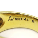 ノンブランド NON BRAND ダイヤリング イエローゴールド K18YG ダイヤモンド リング 指輪 テーパー 13.5号