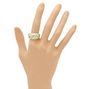 ノンブランド NON BRAND ダイヤリング イエローゴールド K18YG ダイヤモンド リング 指輪 テーパー 13.5号