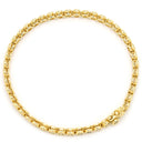 ノンブランド NON BRAND テニスブレスレット イエローゴールド K18YG ダイヤモンド ブレスレット ダイヤブレス