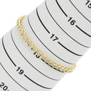 ノンブランド NON BRAND テニスブレスレット イエローゴールド K18YG ダイヤモンド ブレスレット ダイヤブレス