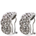 ノンブランド NON BRAND アンティーク ダイヤモンド イヤリング イエローゴールド K18WG Pt900 ダイヤモンド イヤリング K18WG×Pt900 コンビ 　ヴィンテージ