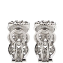 ノンブランド NON BRAND アンティーク ダイヤモンド イヤリング イエローゴールド K18WG Pt900 ダイヤモンド イヤリング K18WG×Pt900 コンビ 　ヴィンテージ