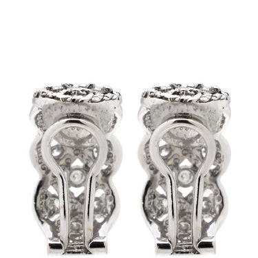 ノンブランド NON BRAND アンティーク ダイヤモンド イヤリング イエローゴールド K18WG Pt900 ダイヤモンド イヤリング K18WG×Pt900 コンビ 　ヴィンテージ