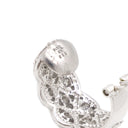 ノンブランド NON BRAND アンティーク ダイヤモンド イヤリング イエローゴールド K18WG Pt900 ダイヤモンド イヤリング K18WG×Pt900 コンビ 　ヴィンテージ