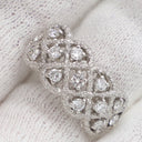 ノンブランド NON BRAND アンティーク ダイヤモンド イヤリング イエローゴールド K18WG Pt900 ダイヤモンド イヤリング K18WG×Pt900 コンビ 　ヴィンテージ