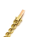 ノンブランド NON BRAND テニスブレスレット イエローゴールド K18YG ダイヤモンド ブレスレット ダイヤブレス