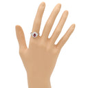 ノンブランド NON BRAND ルビー ダイヤリング プラチナシルバー Pt900 ルビー ダイヤモンド リング 指輪 レッド 赤 12号