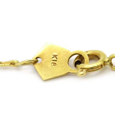 星の砂 ミニクロス ダイヤ ペンダント イエローゴールド K18YG ダイヤモンド ネックレス 750 YG 5P ダイヤモンド