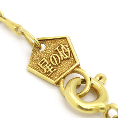 星の砂 ミニクロス ダイヤ ペンダント イエローゴールド K18YG ダイヤモンド ネックレス 750 YG 5P ダイヤモンド