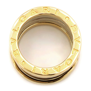 ブルガリ BVLGARI ビーゼロワン B-zero1 4バンドリング イエローゴールドXホワイトゴールド K18YG K18WG #48(JP8) リング 指輪 750YG WG K18 8号